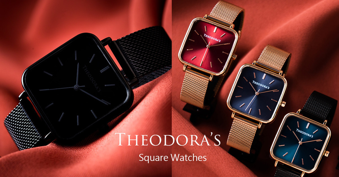 THEODORA'S, Watch, 方形, 手錶, Hebe