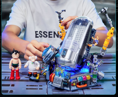 日本手冢治虫 正版授權 阿童木 覺醒場景 創意積木