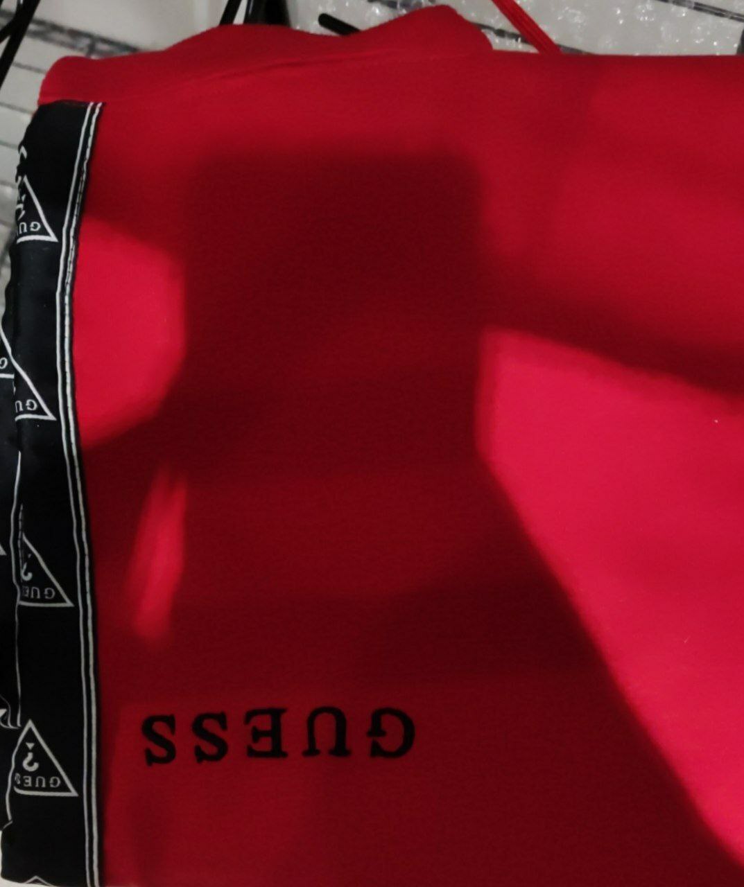 [S] GUESS LARK LOGO JOGGER,VARSITY RED, X1RQ06K9JY1-VARISITY RED [FINAL SALE] (SGU182)