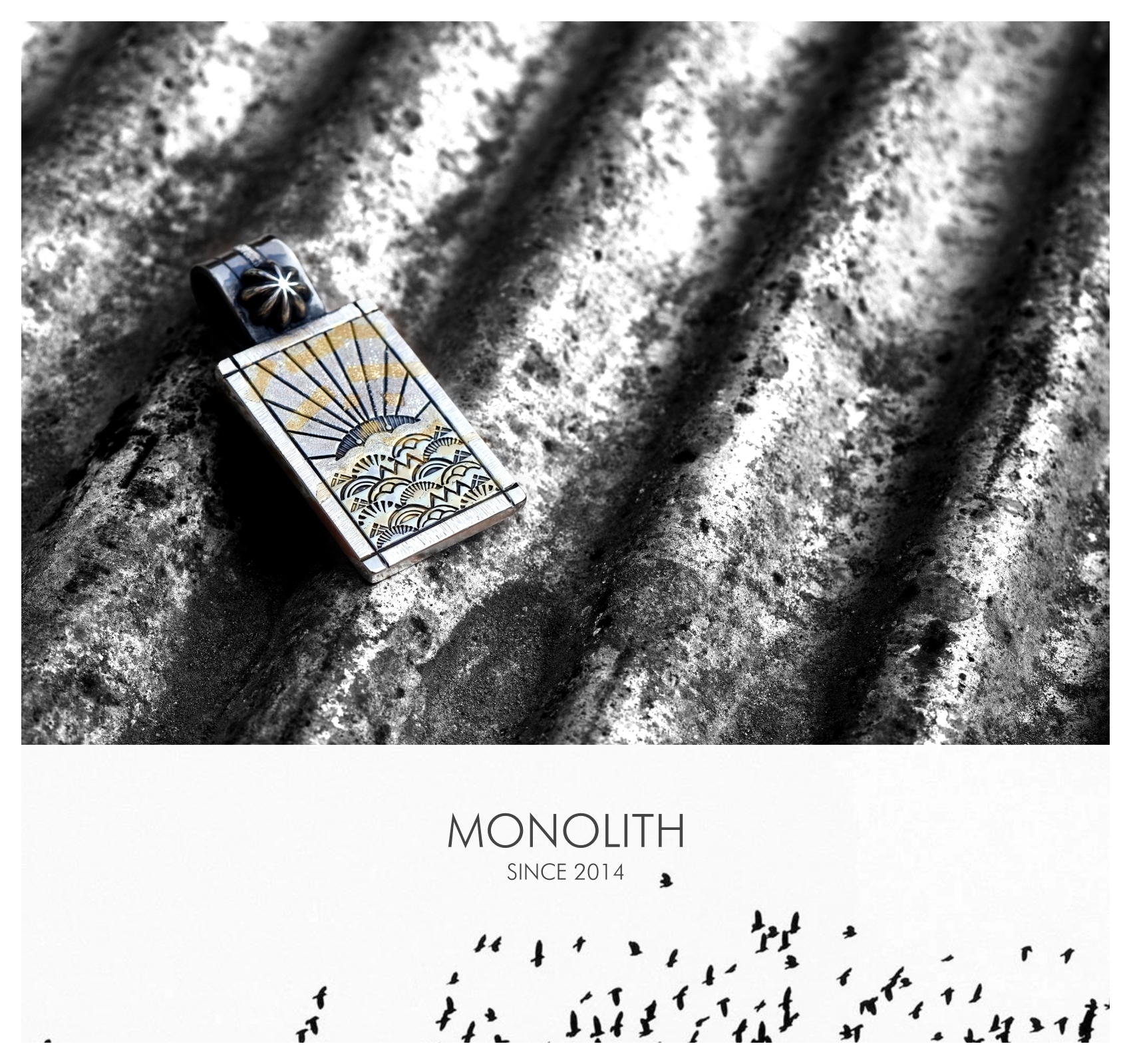 18K青海波【吊墜】