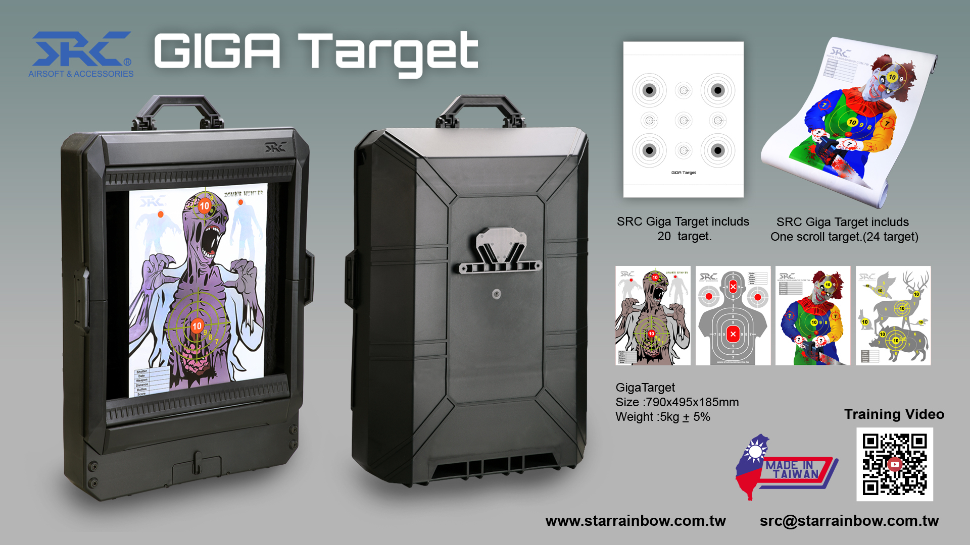 SRC - Giga Target (AIRSOFT Target Box)