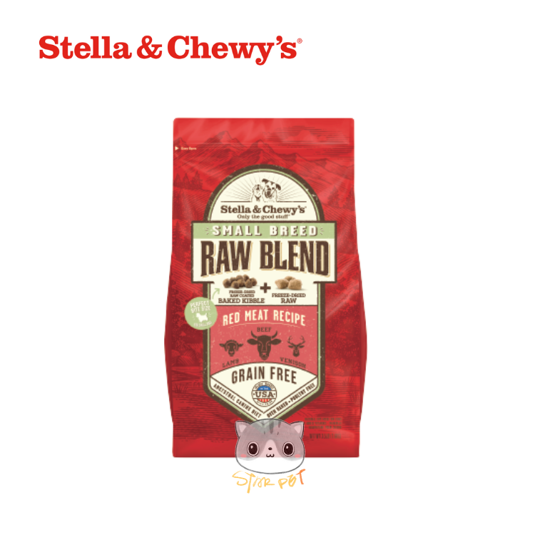 Stella & Chewy's Raw Blend Baked Kibble for Dogs - Small Breed Red Meat Recipe 10lb