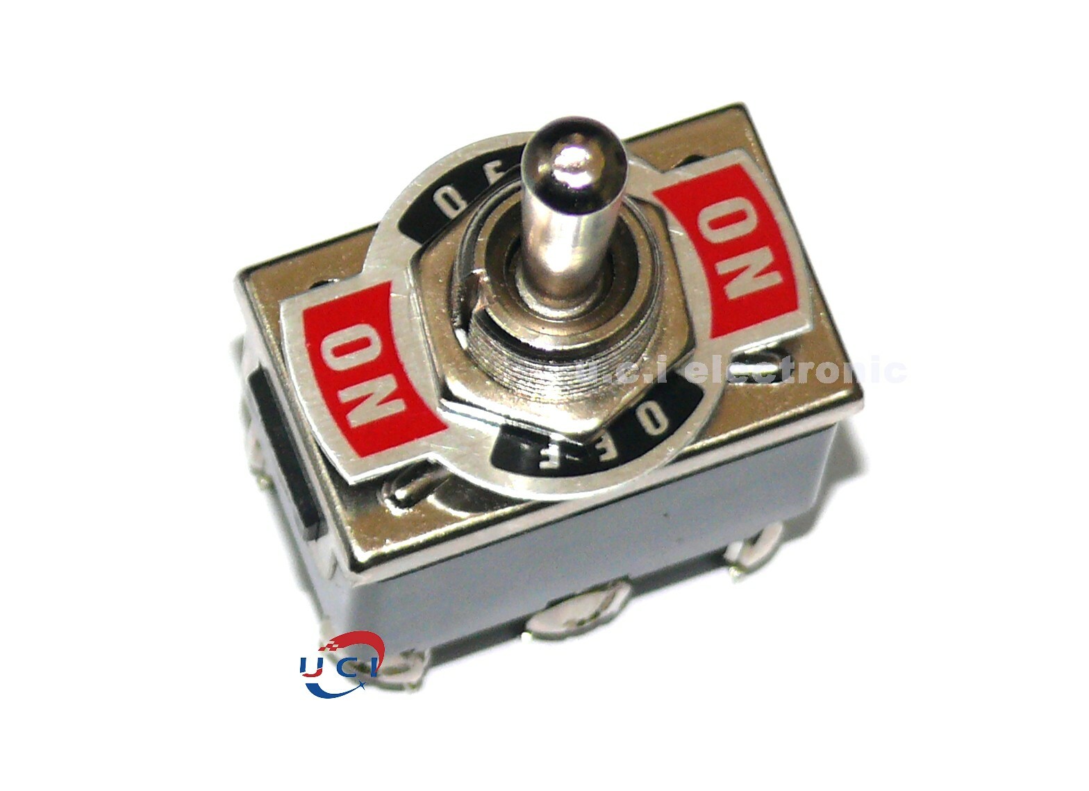 【UCI電子】(E-3) E-TEN223 B223雙邊自復位開關6腳 鈕子開關 搖頭開關 復位開關 6P 搖臂開關