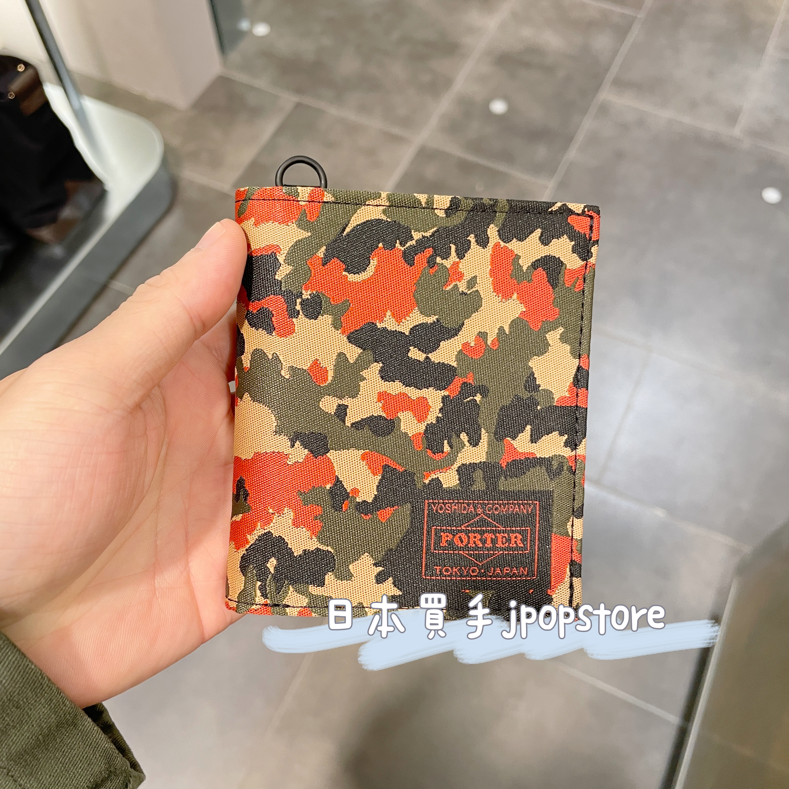 日本吉田包PORTER / PORTER GHILLIE WALLET ORANGE CAMO