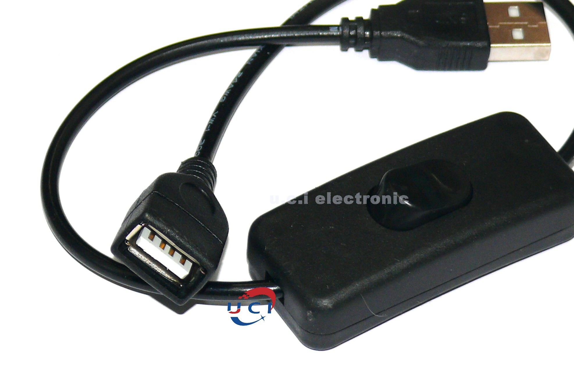 【UCI電子】(I-3) USB開關線 30公分線長 可接USB風扇