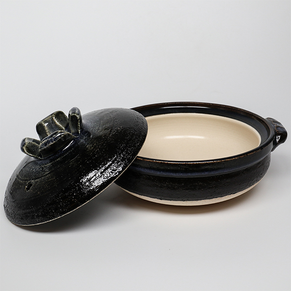 【萬古燒】琉璃釉6號深陶鍋