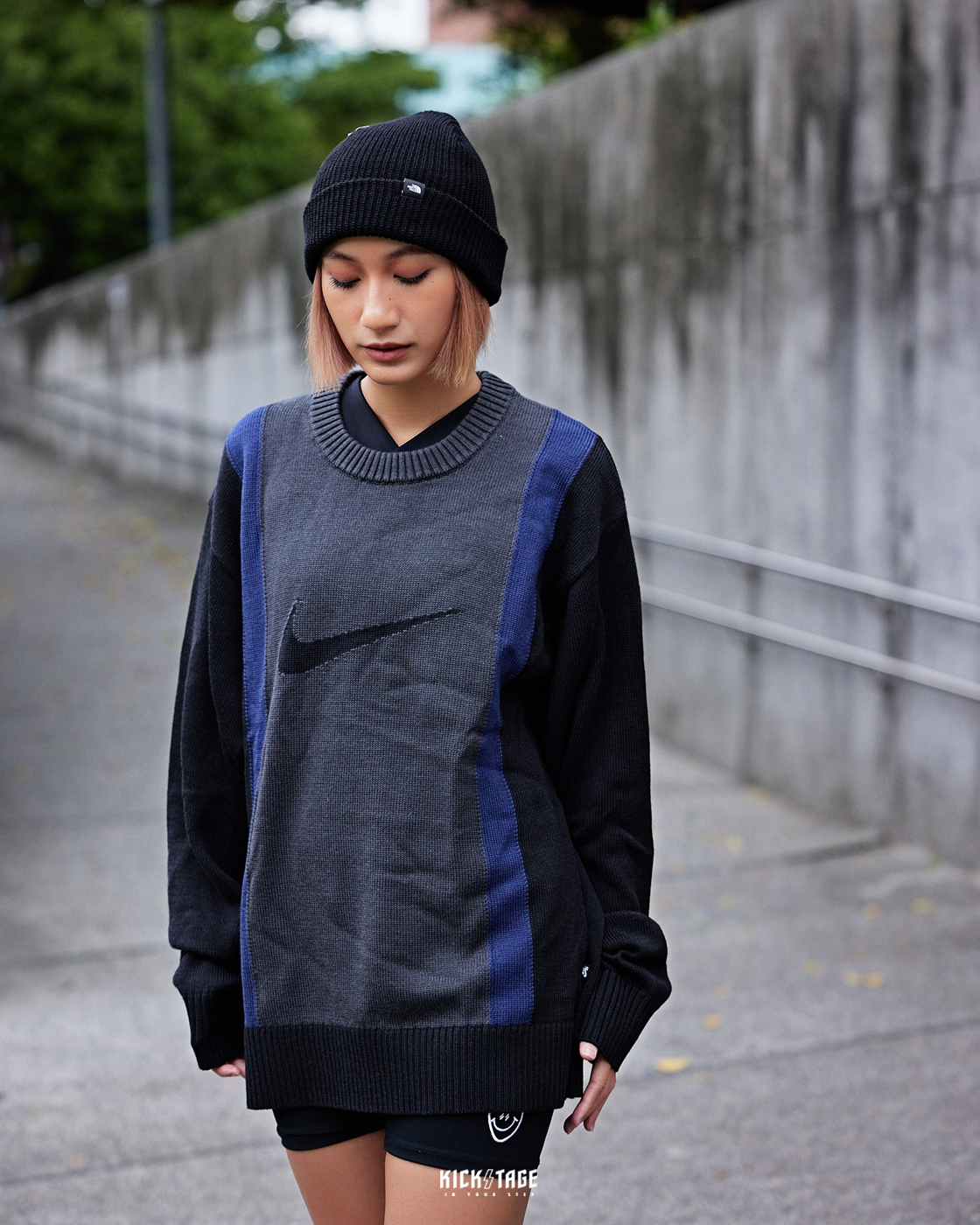 [限時特價] THE NORTH FACE FREEBEENIE 黑色 藍色 TNF 北臉 小標 基本款 保暖 反摺 針織 毛帽【NF0A3FGTJK3】