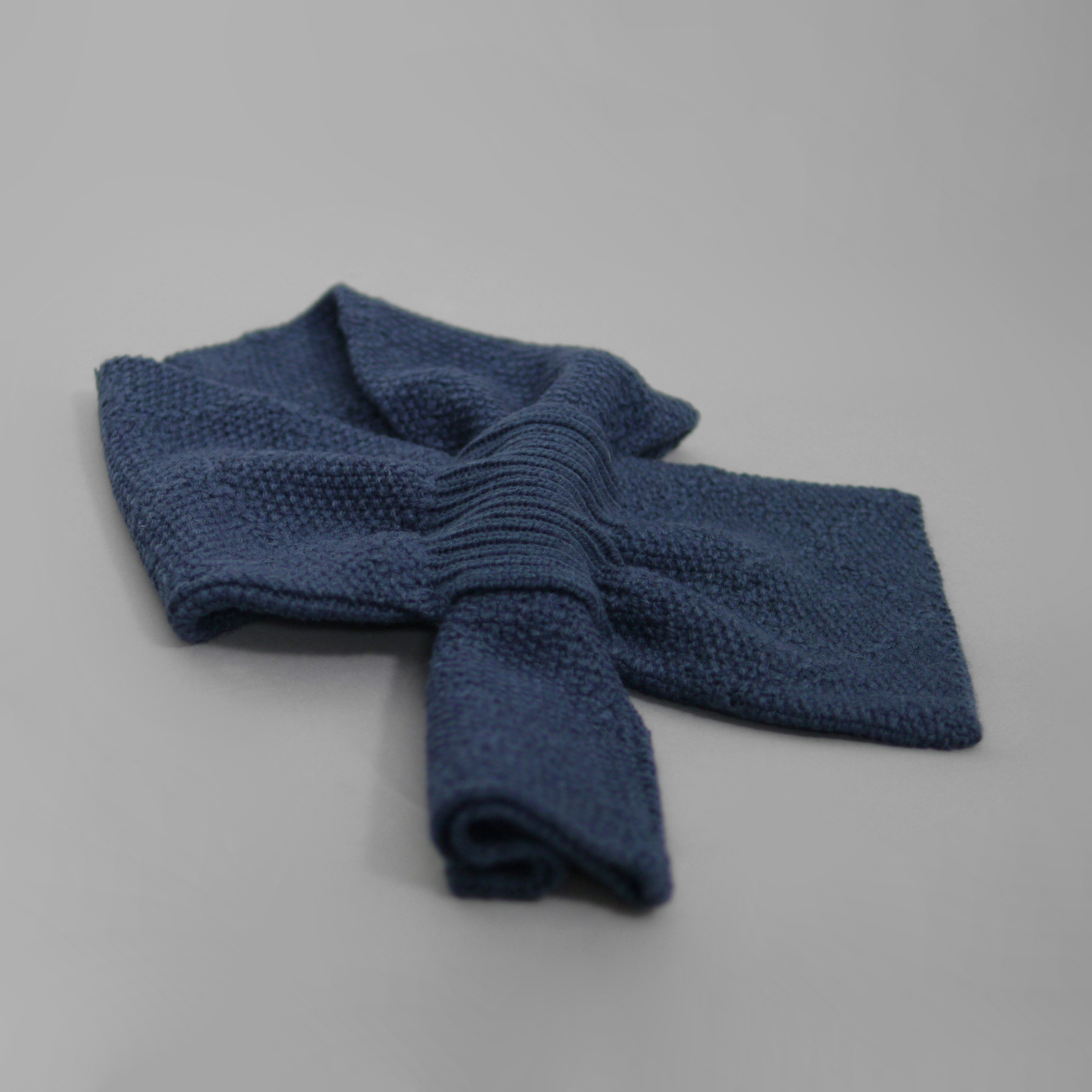 J.P.L. 菱格織紋羊毛短圍巾 ╭ 2色 ╮