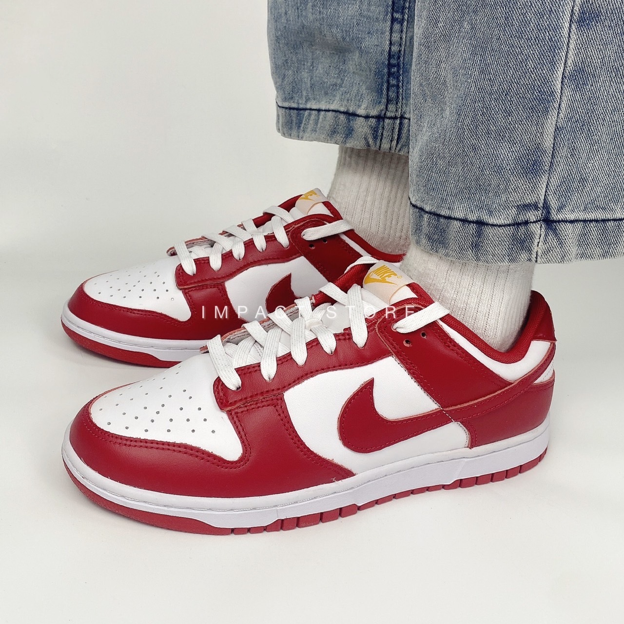 Nike Dunk Low White/Gym Red DD1391-602