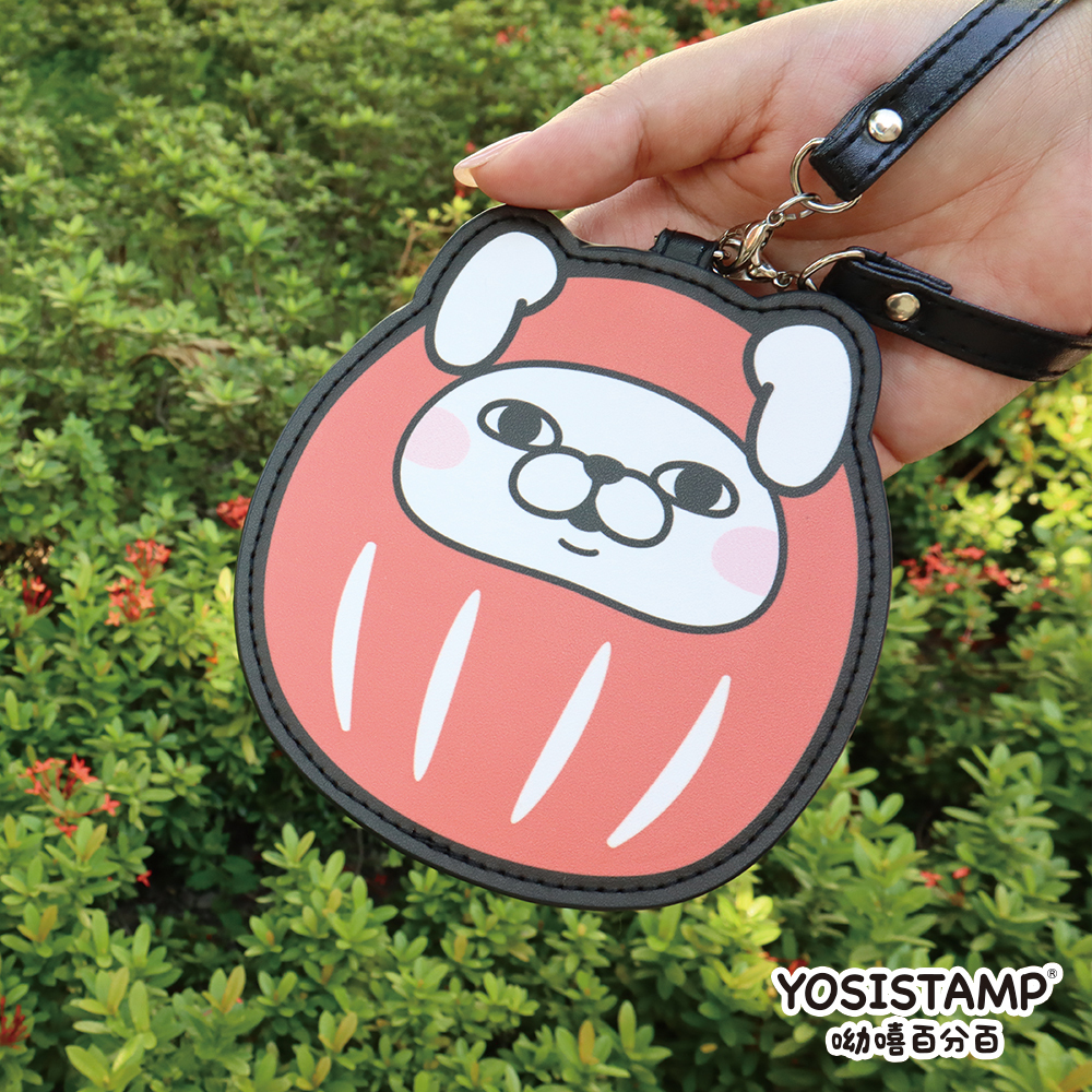 呦嘻百分百達摩票卡夾