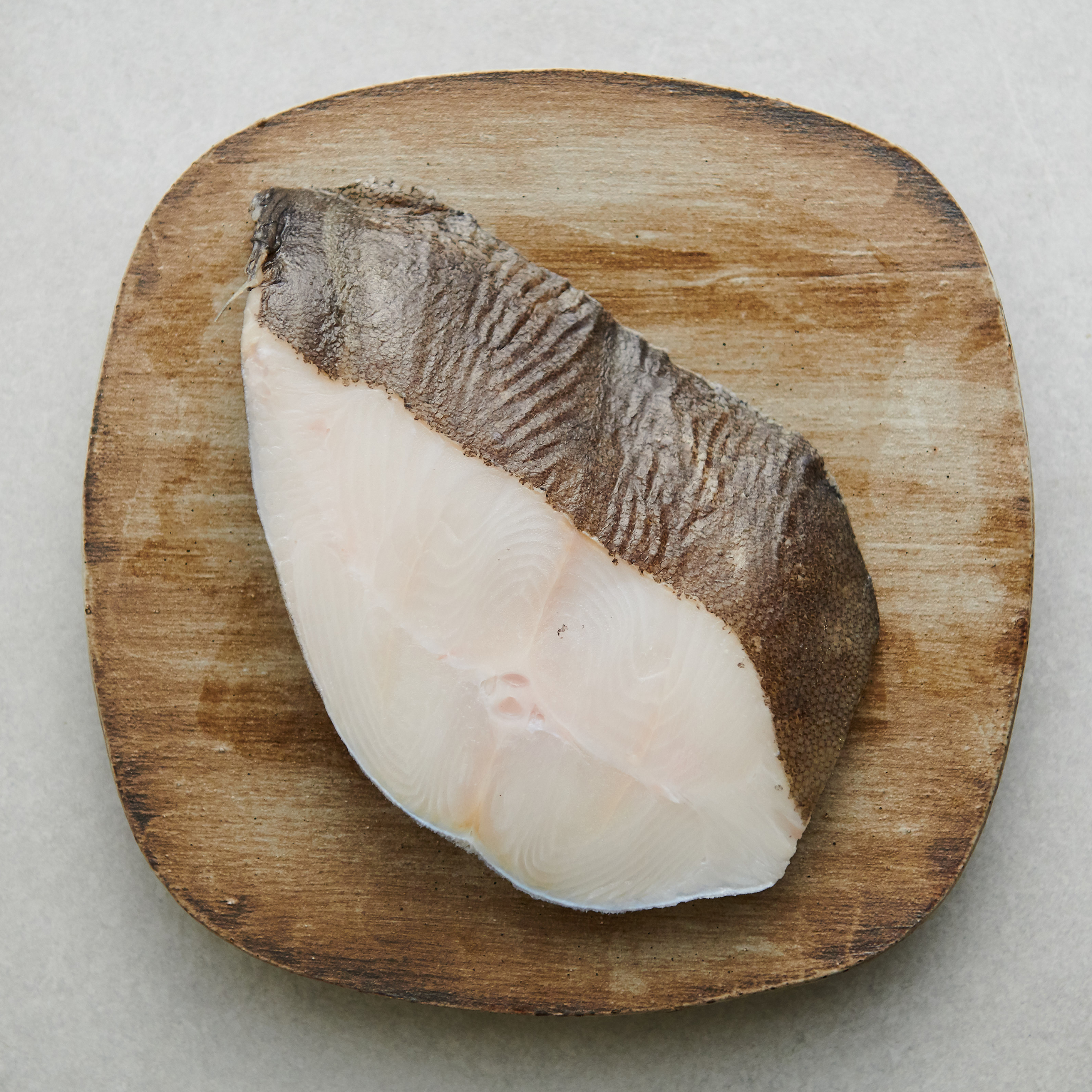 鮮魚-大比目魚（扁鱈）切片 385g