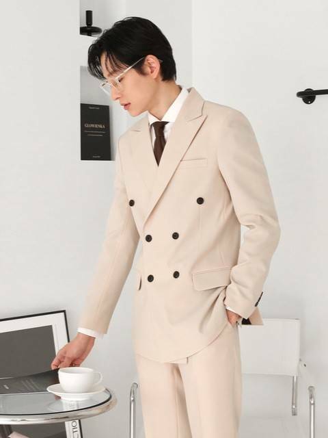 Dio風尚雙排扣西裝外套