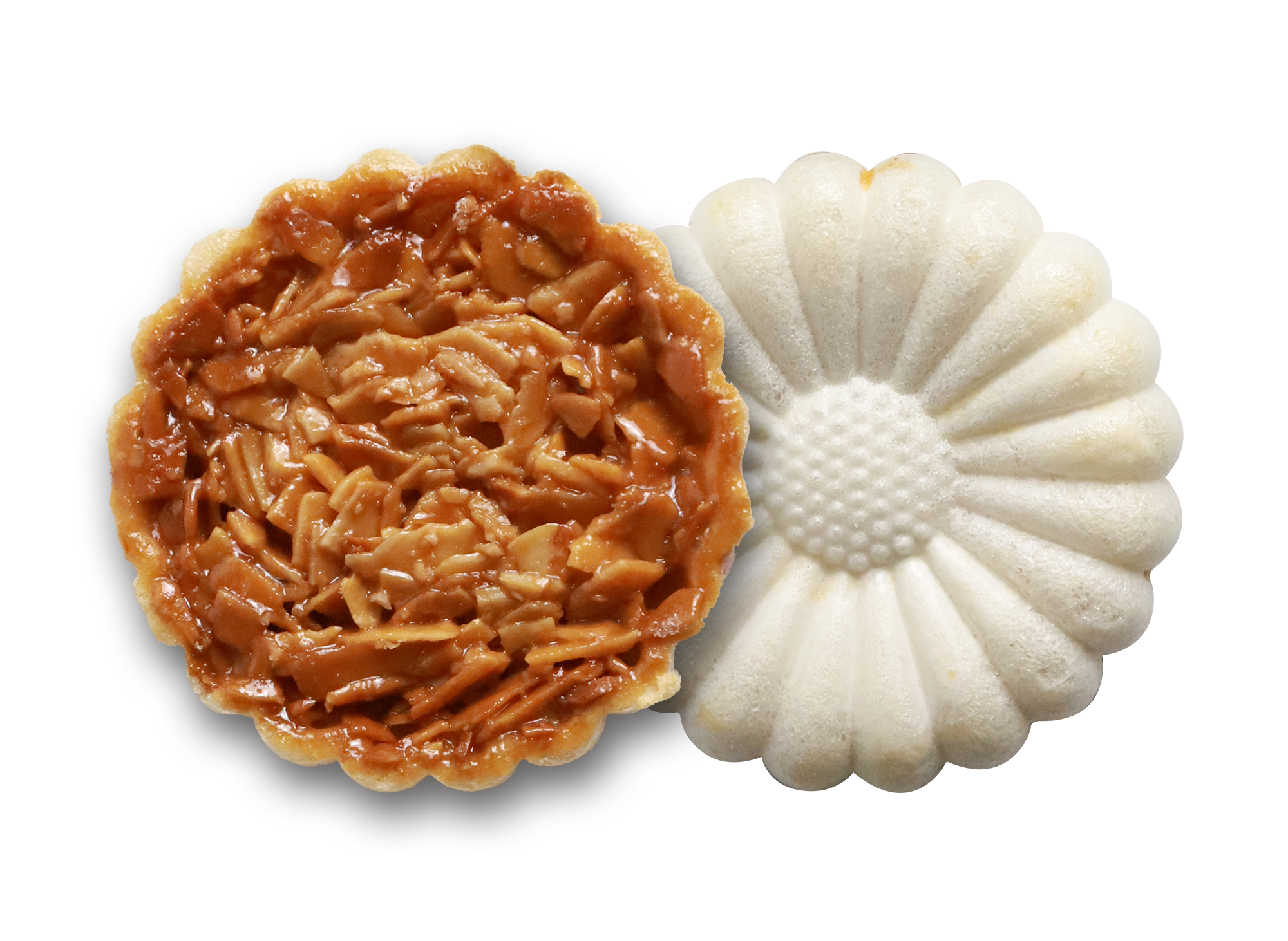 見花餅-焦糖杏仁8入禮盒(奶素)