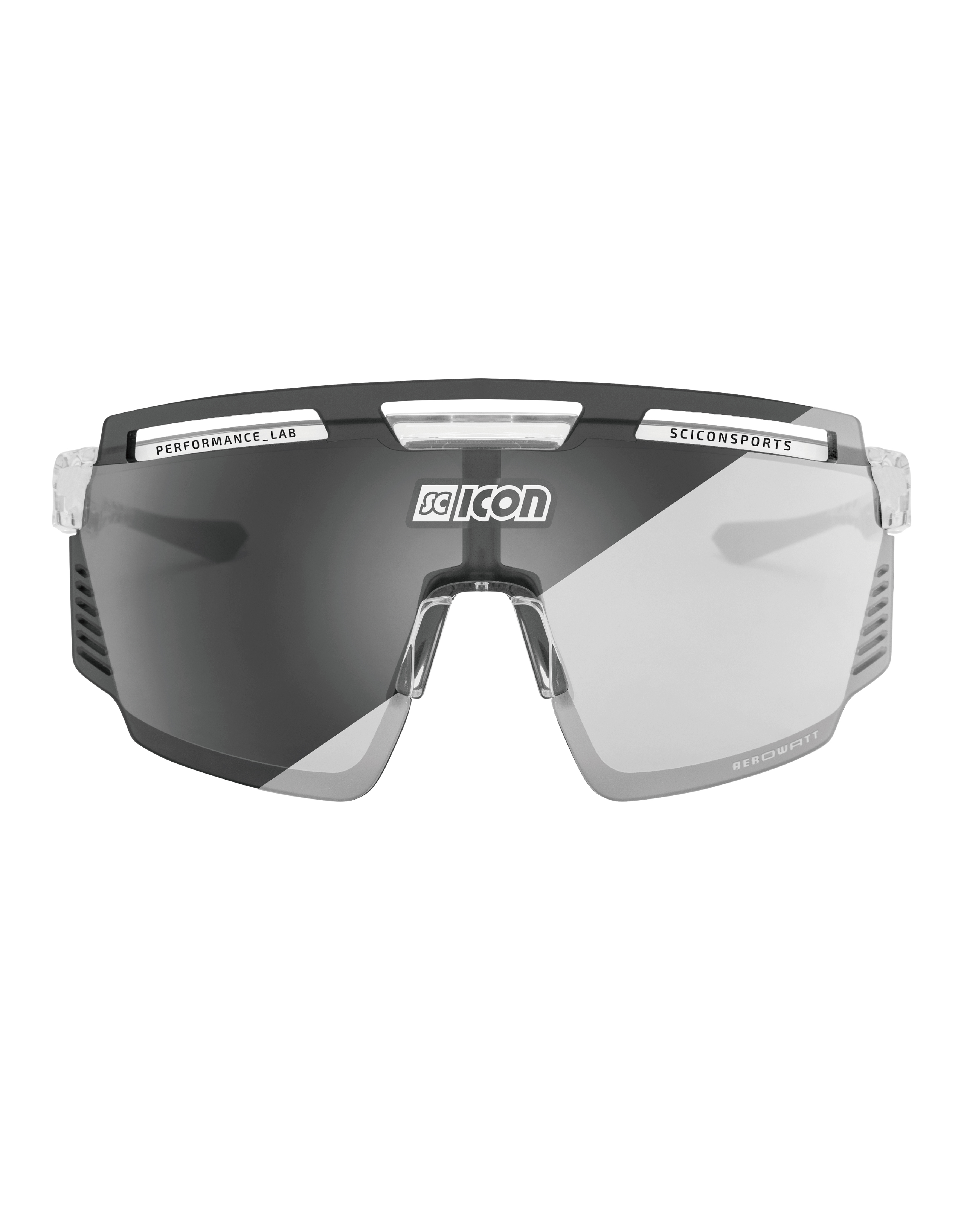 【SCICON】AEROWATT FOZA 運動眼鏡 透明鏡框 / 變色鏡片