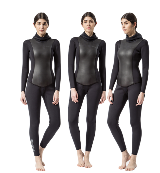 Problue  3mm女款自由潛水 兩截式防寒衣+褲 |RW-718@