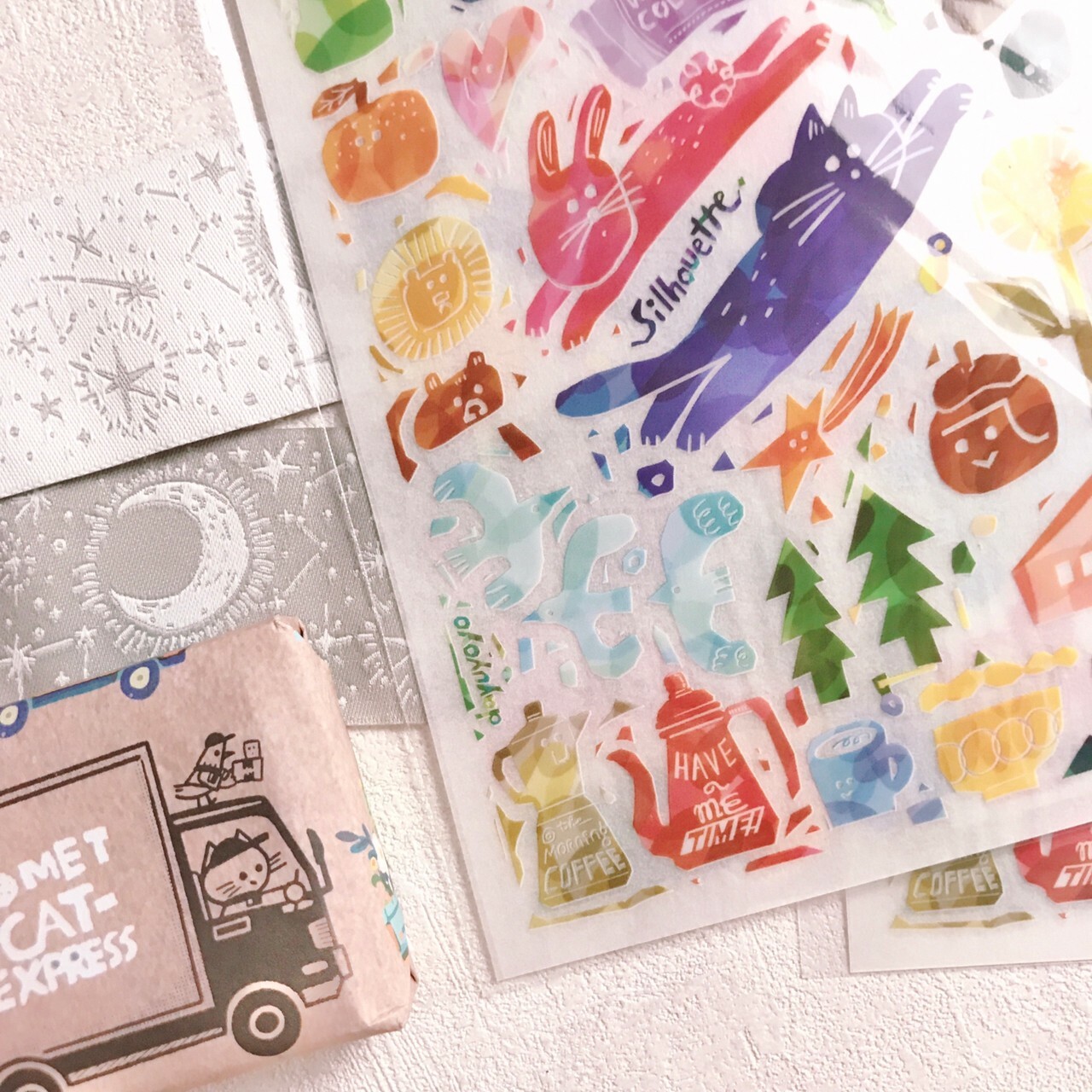 大宇人｜剪影的碎片  轉印貼紙