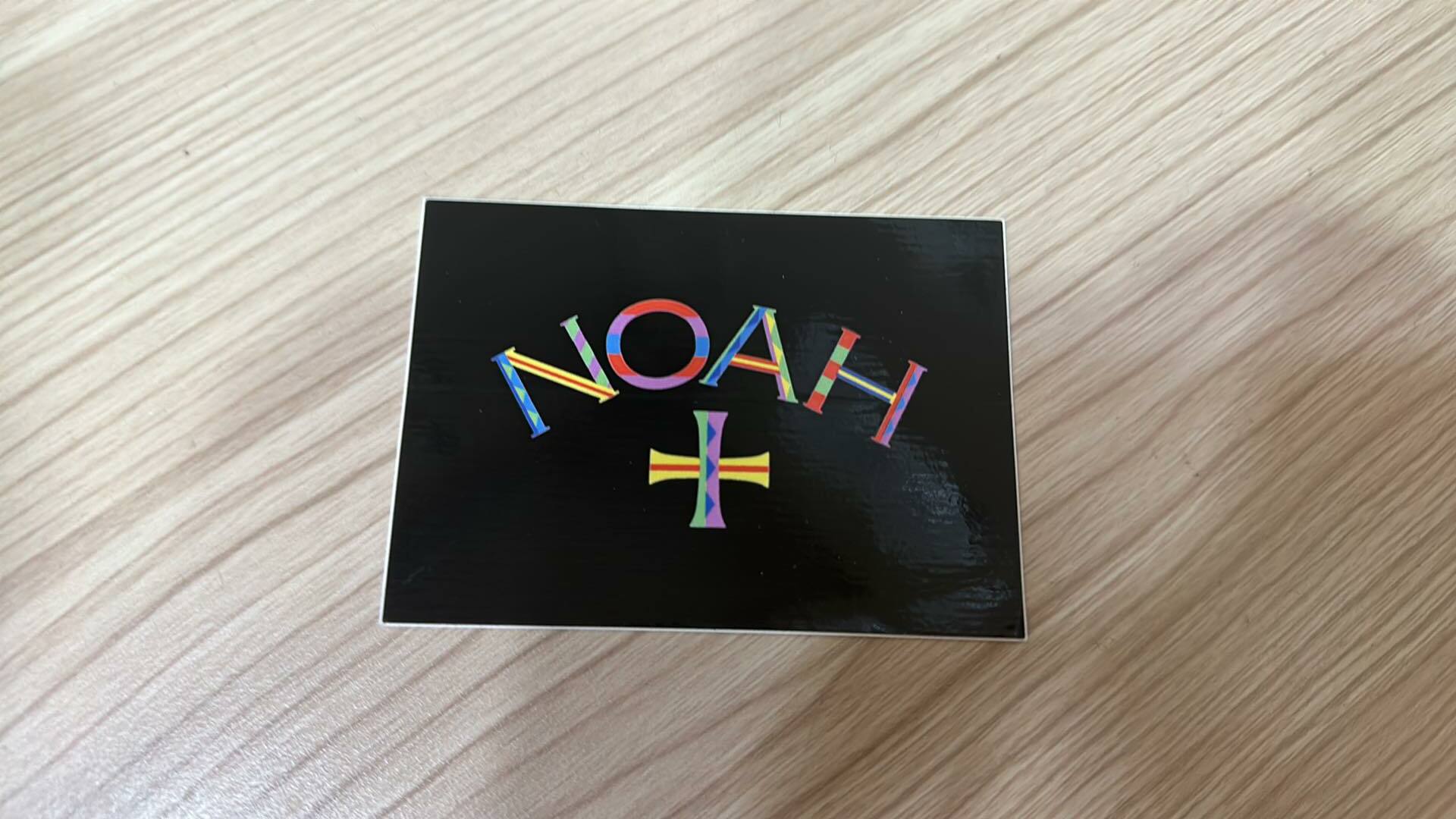 NOAH 經典 LOGO 骷髏頭 十字架 玫瑰花 彩虹 貼紙
