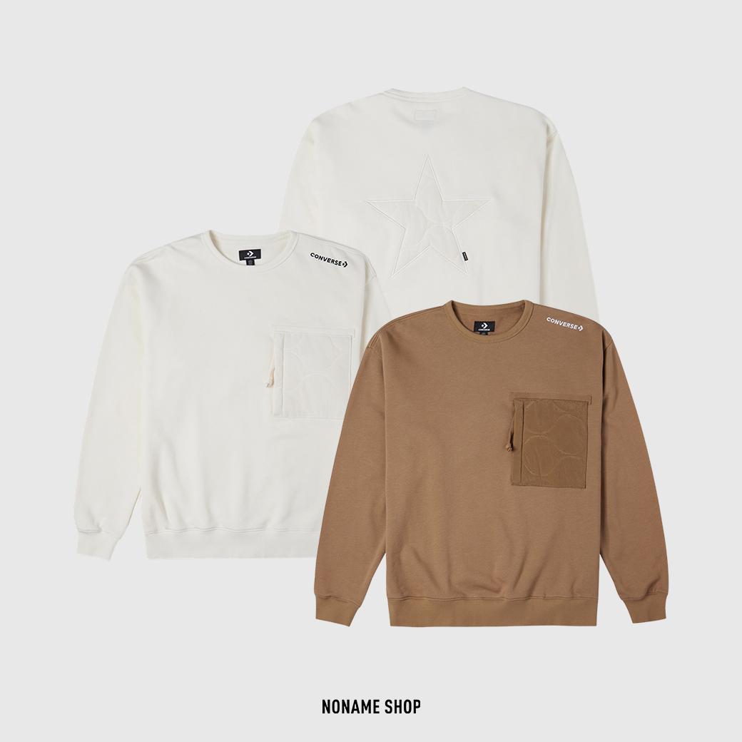 CONVERSE 經典 大口袋 Logo 大學TEE 兩色 (男款)