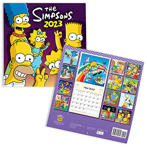 The Simpsons - Wall Calendar 2023年新版日曆 30 x 60cm / 辛普森家庭