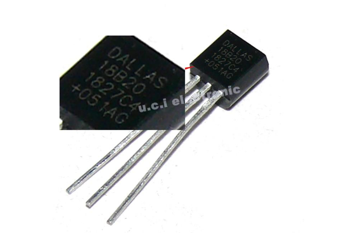 【UCI電子】(CC2-4) 直插 DS18B20 晶片 可程式設計數位溫度器/溫度感測器 溫度採集TO-92