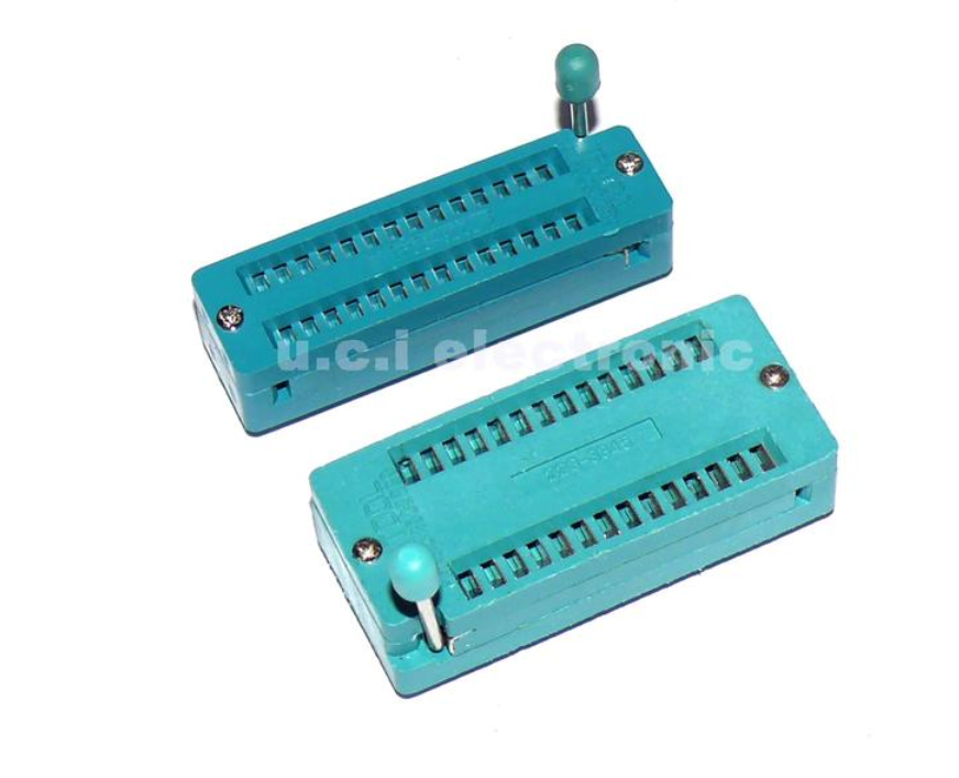 【UCI電子】 (二S-6) 鎖緊座 28p鎖緊座 ic活動座 鎖緊座