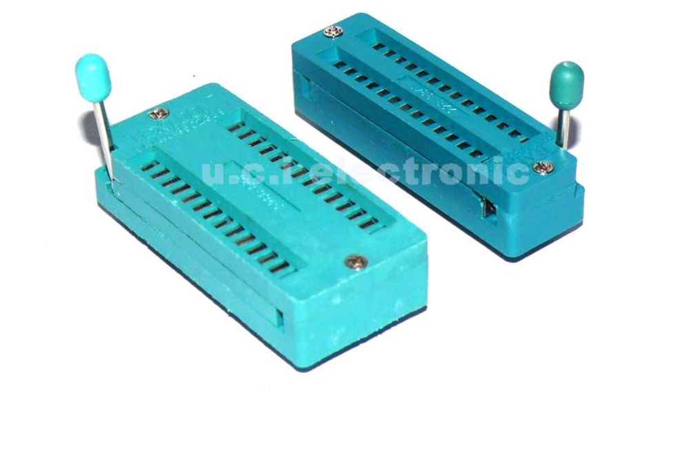 【UCI電子】 (二S-6) 鎖緊座 28p鎖緊座 ic活動座 鎖緊座