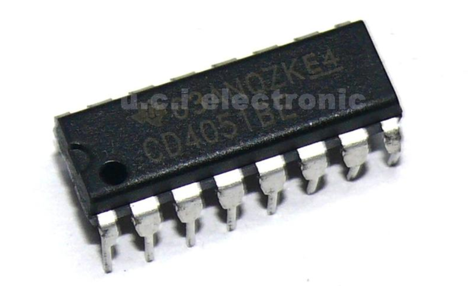 【UCI電子】(C-4-7) CD4051 八選一類比開關 DIP-16
