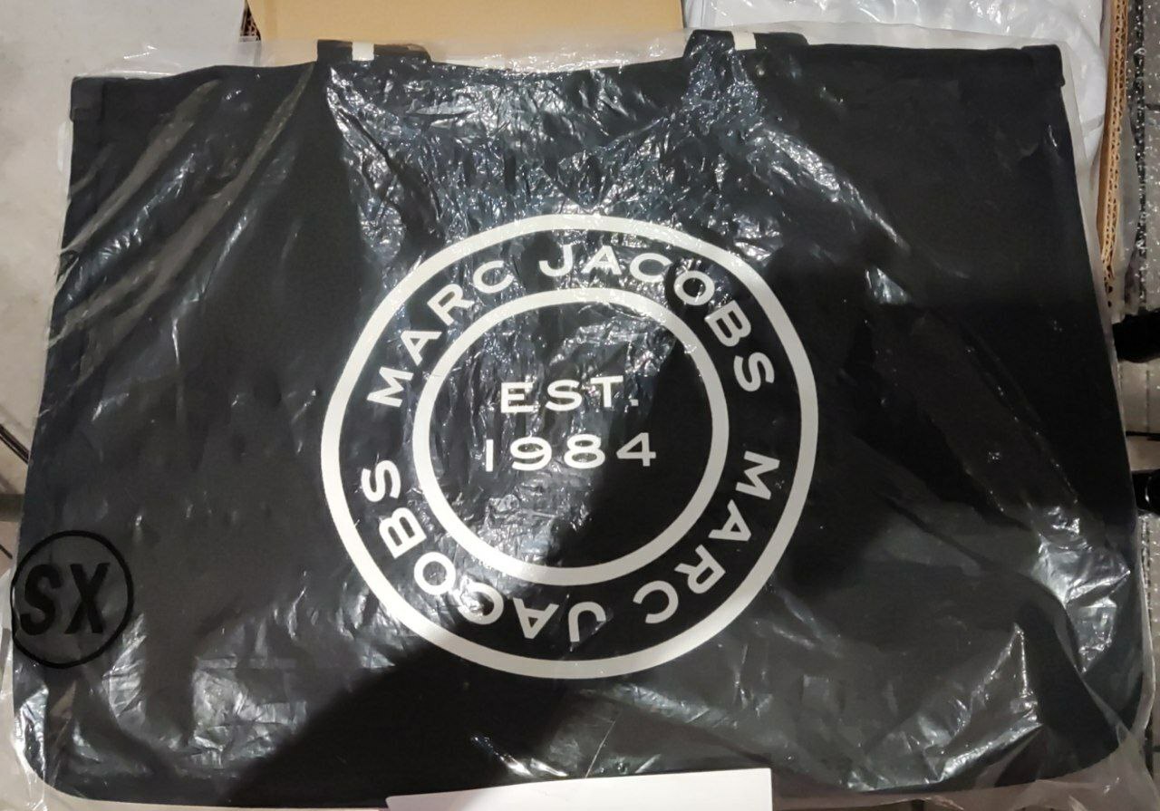 [S] MARC JACOBS LARGE CANVAS TOTE,BLACK, 191267935027 (SMJ38)