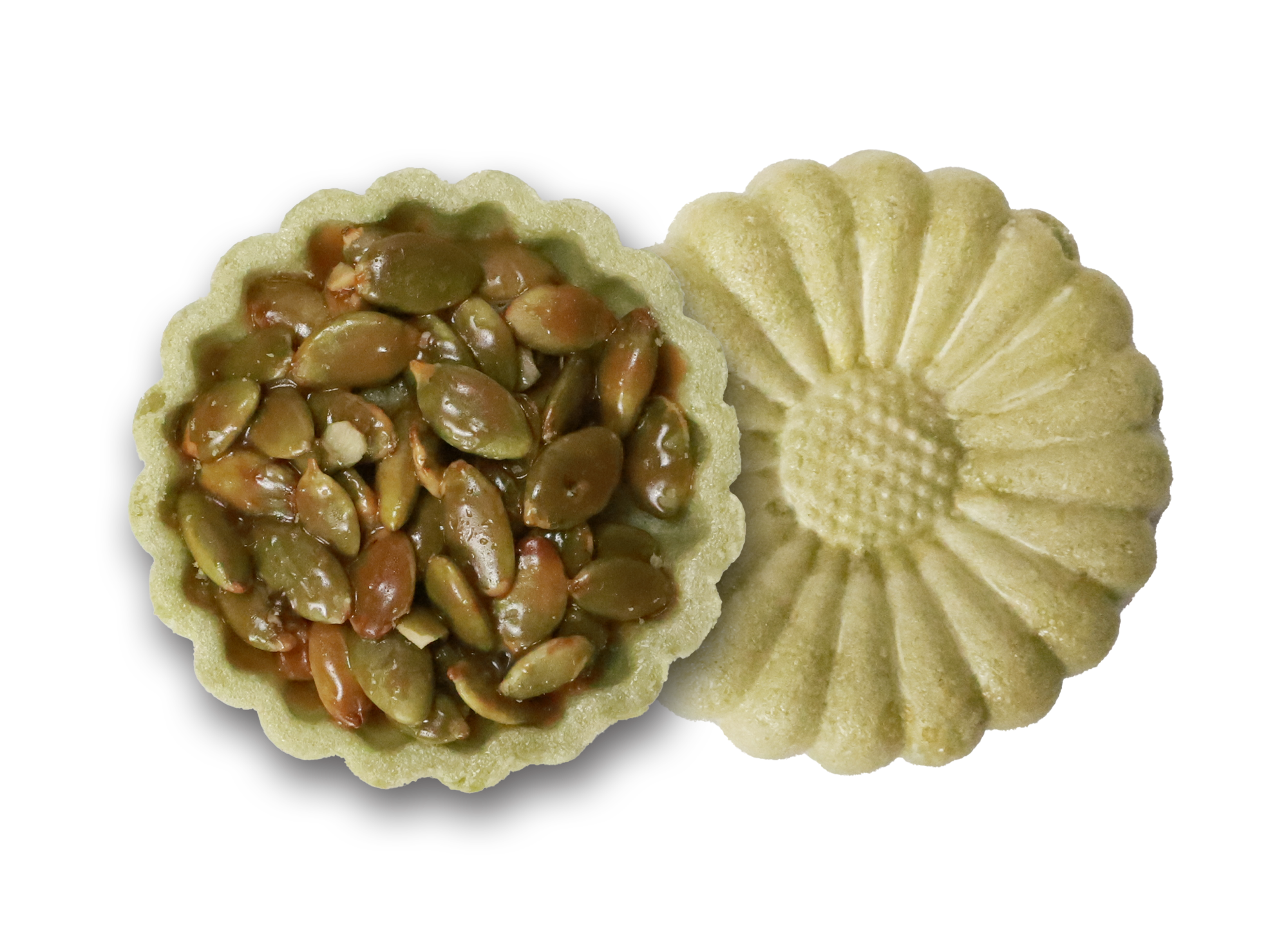 見花餅-酥香南瓜子8入禮盒(奶素)