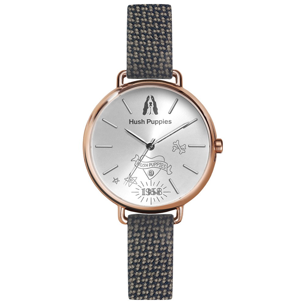 Orbz 手繪風格休閒女錶