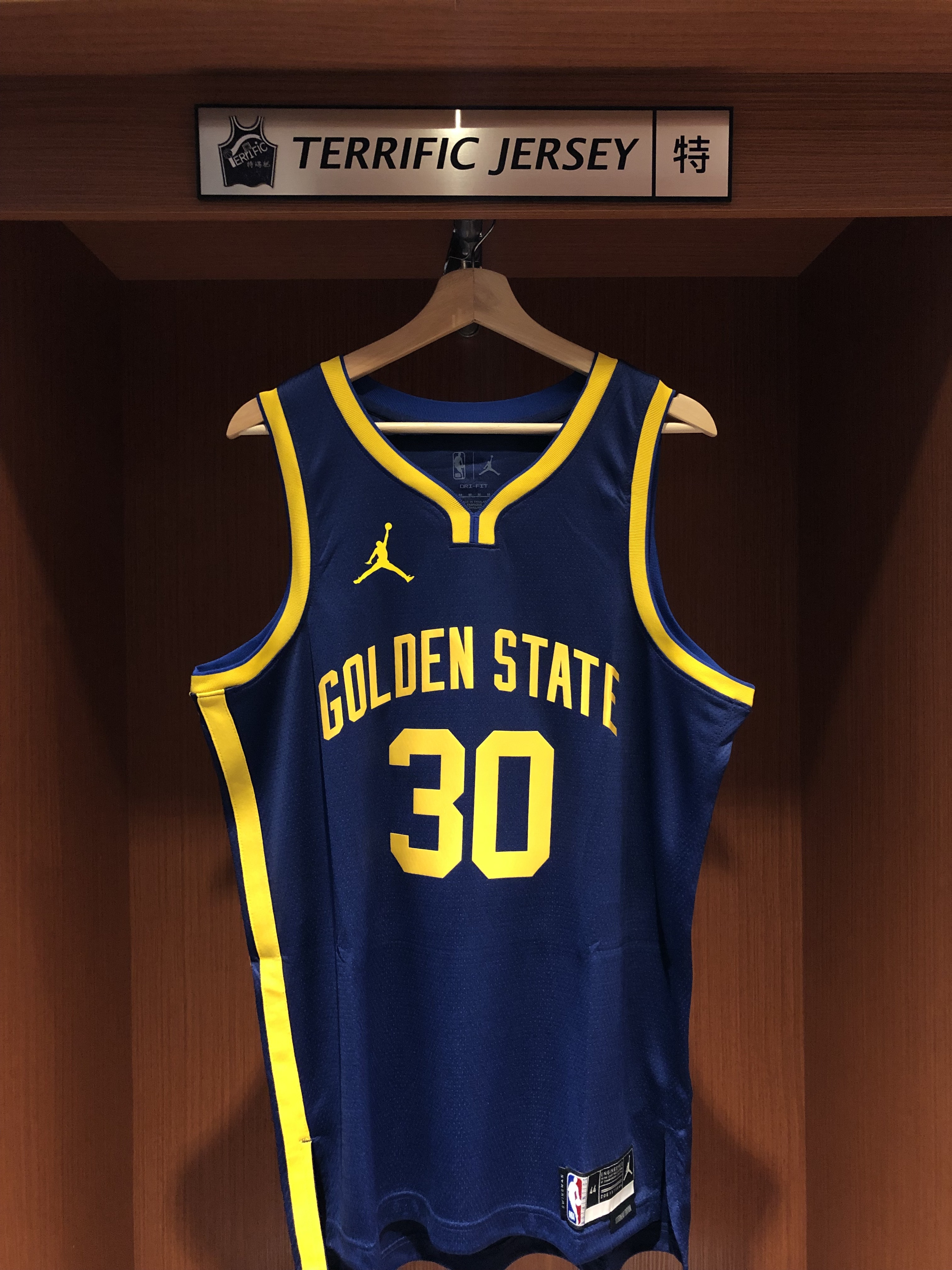 NBA球衣 Stephen Curry 金州勇士深藍 Statement Jordan Swingman 球迷版 熱轉印 全新