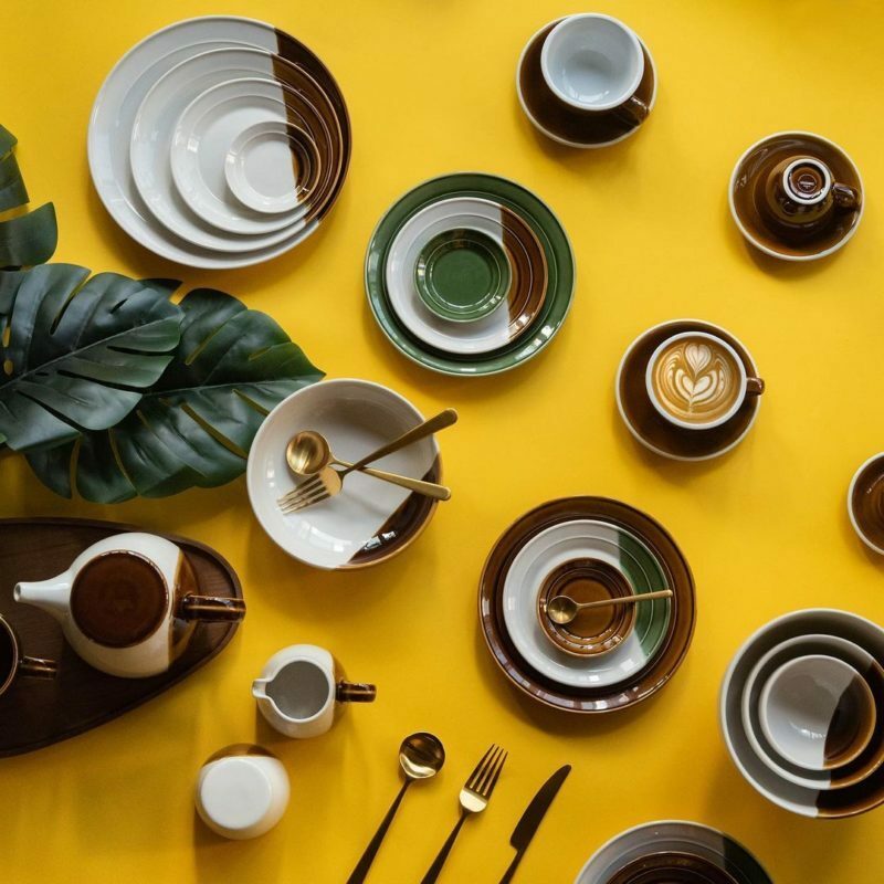 【Hook's嚴選】LOVERAMICS 愛陶樂 | 唐三彩系列 - 醬料碟10cm / 配菜盤17cm / 沙拉盤22.5cm / 餐盤28cm (焦糖)