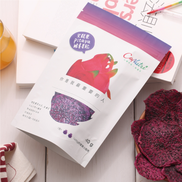 【Hook's嚴選】純天然健康營養Q彈果乾-火龍果乾【Conutri 酵素果乾系列】