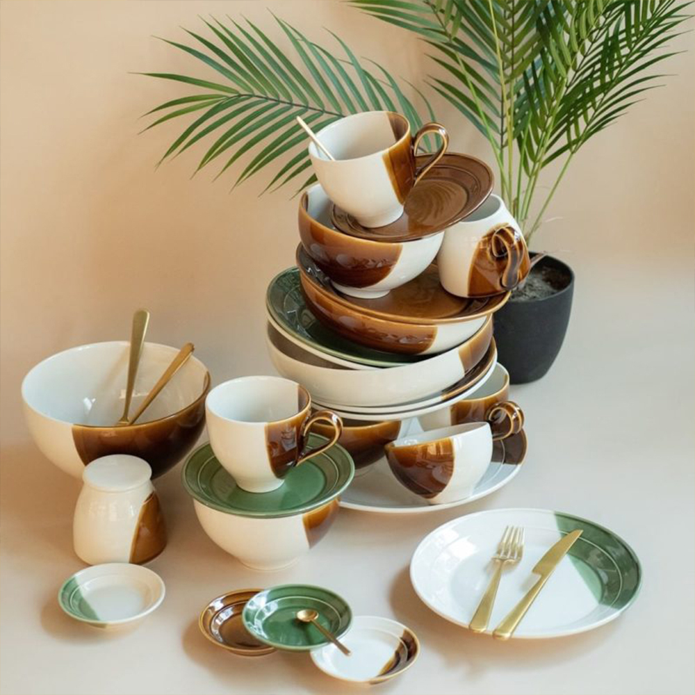 【Hook's嚴選】LOVERAMICS 愛陶樂 | 唐三彩 SANCAI 四入組【兩款可選 10cm/17cm】醬料碟/沙拉盤