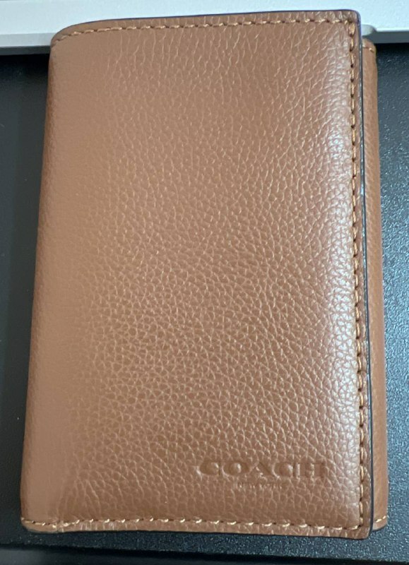 [S] COACH TRIFOLD WLT SPRTCLF SADDLE, 191202440234 (SCO136)