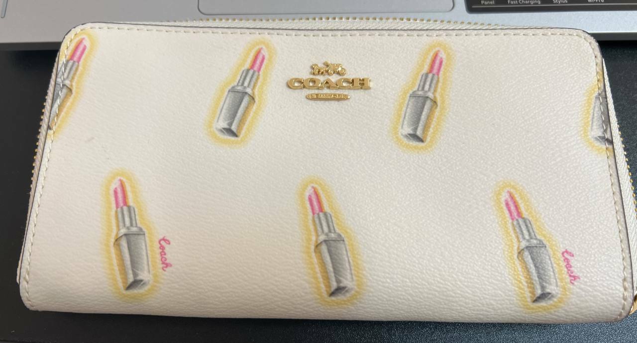 [S] COACH LIPSTICK PRINT ACC ZIP, 195031162527 (SCO137)