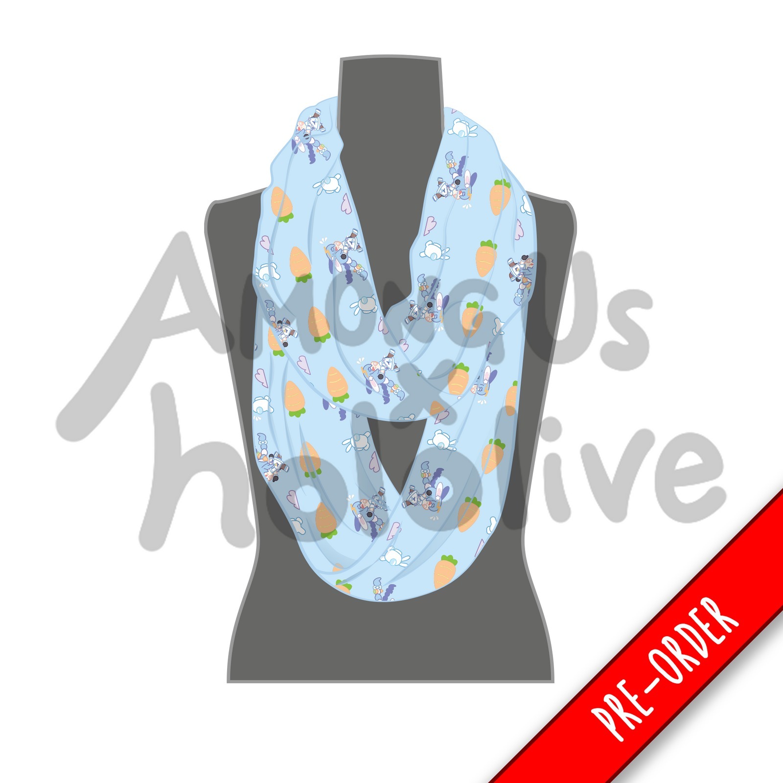 「官方代購」Hololive X Among us 海外版 周邊 #4 PEKORA INFINITY SCARF