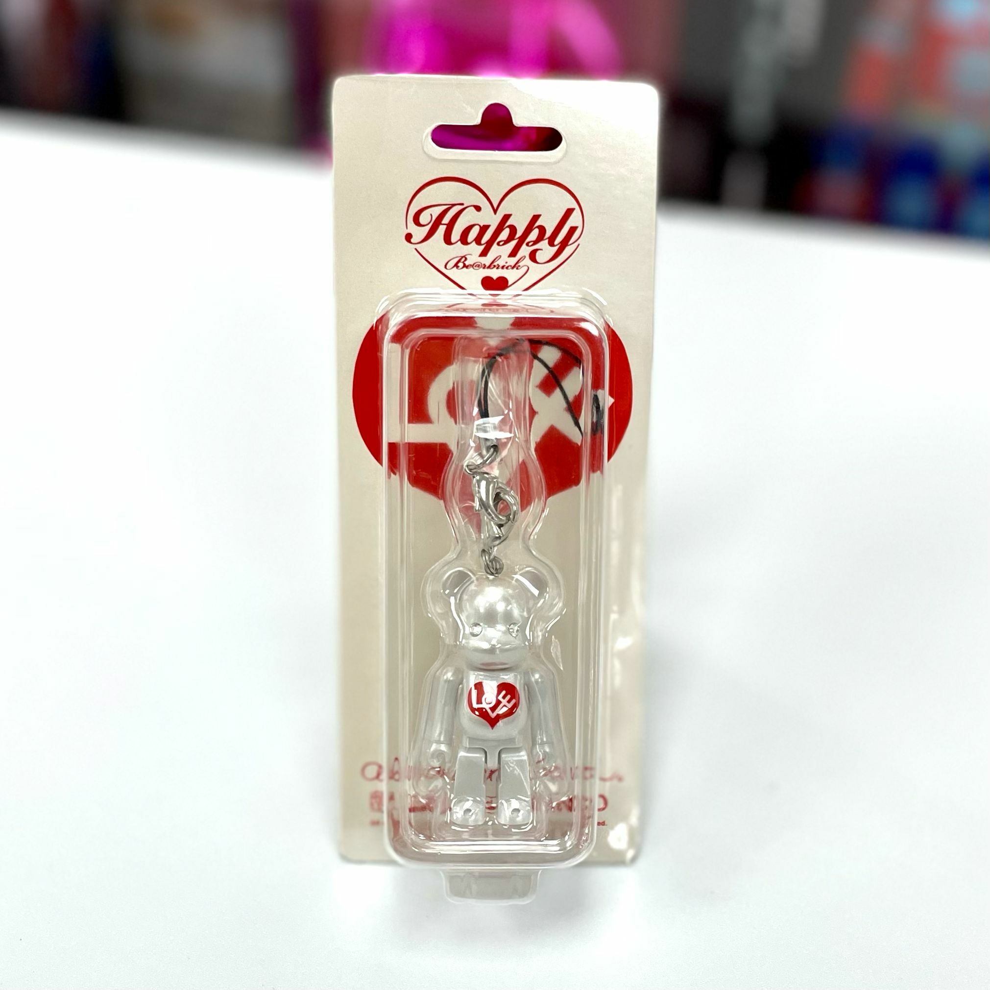 70% Happy BE@RBRICK Keychain BIANCO（ビアンコ）