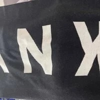 [S] DKNY SHAWL,BLACK/WHITE, T4140056-BLW (SD254)