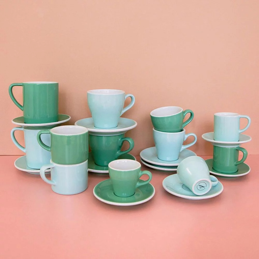 【Hook's嚴選】LOVERAMICS 愛陶樂 | 鬱金香系列 - 拿鐵杯盤組280ml (6色可選)