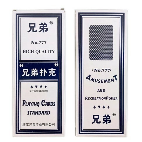 【兄弟】 撲克牌No.777 (一支12副)  顏色隨機出貨