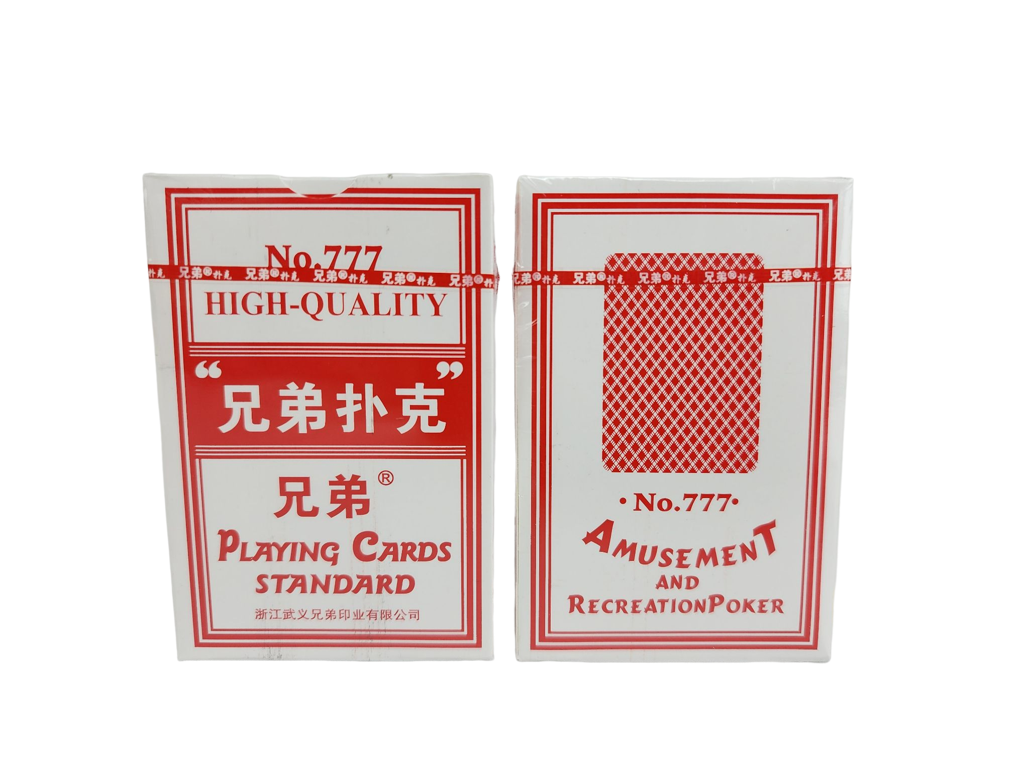 【兄弟】 撲克牌No.777 (一支12副)  顏色隨機出貨