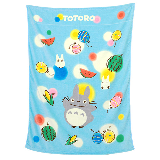 午睡用蓋毯 龍貓 暑假和龍貓一起