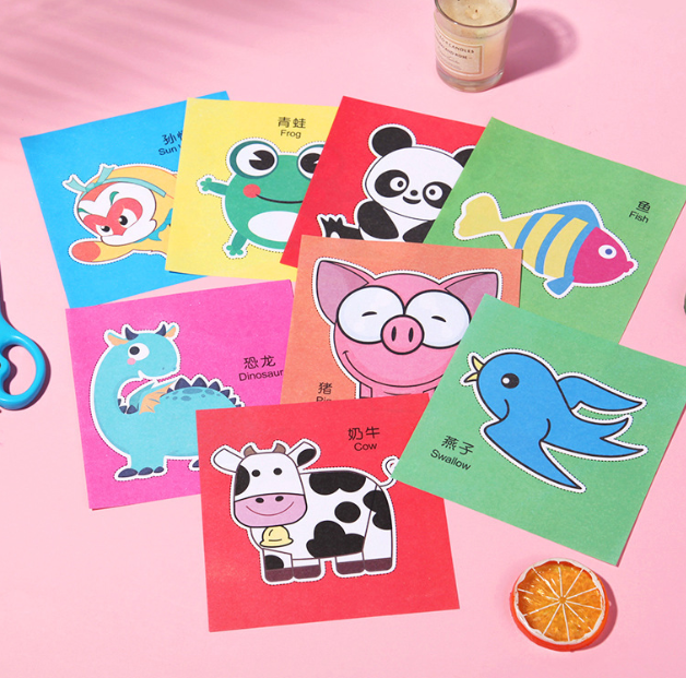儿童剪纸精装版96张（一套2盒）