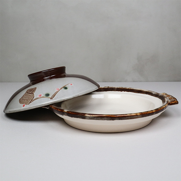 【萬古燒】古都梅 6號陶板