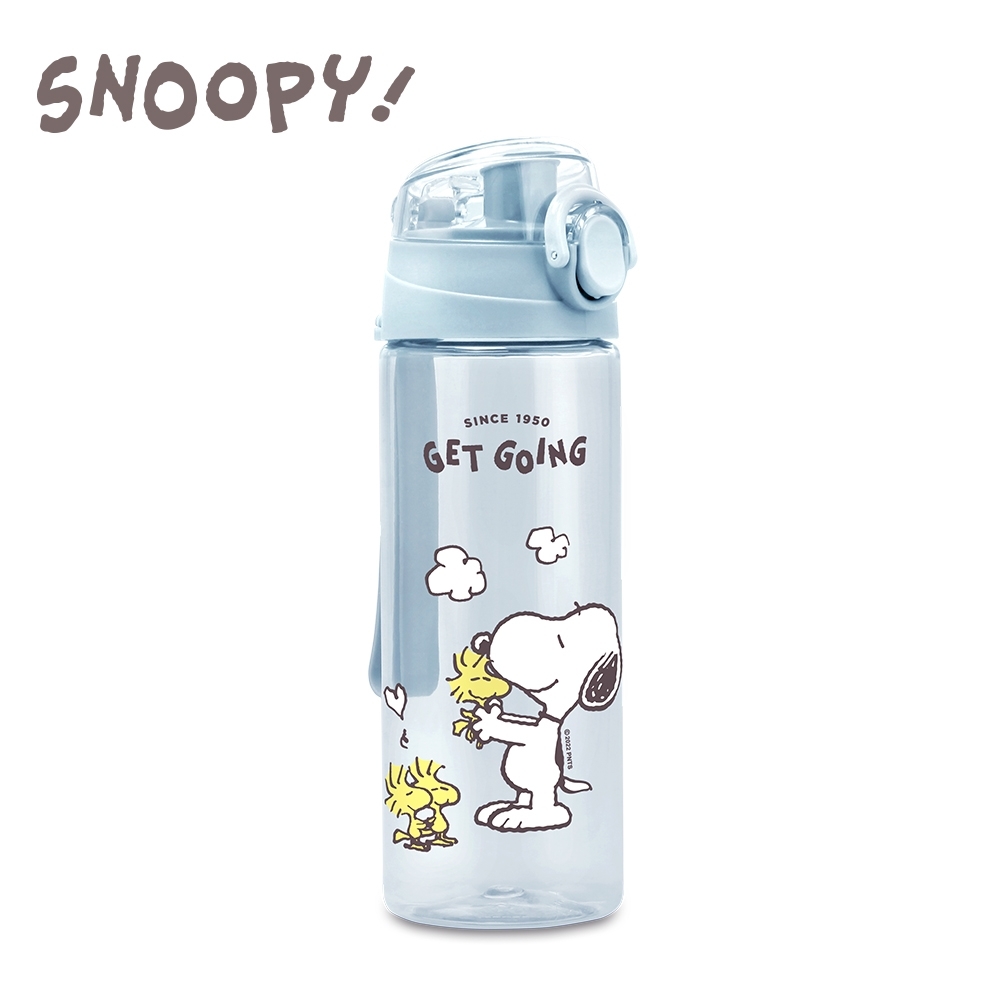 【SNOOPY 史努比】小夥伴提手水瓶600ml (顏色隨機出貨)