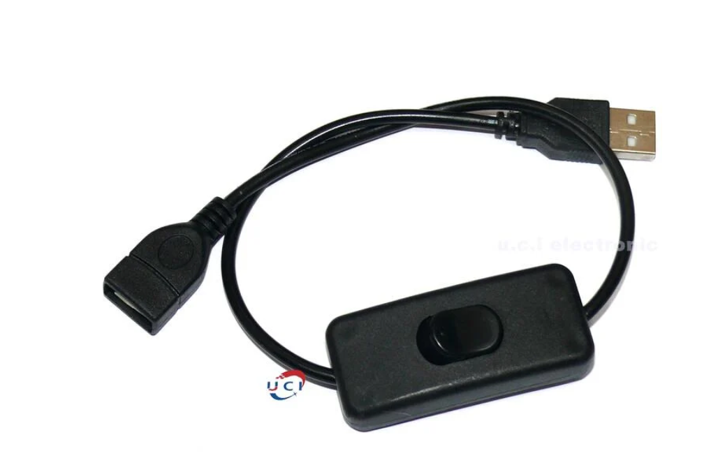 【UCI電子】(I-3) USB開關線 30公分線長 可接USB風扇