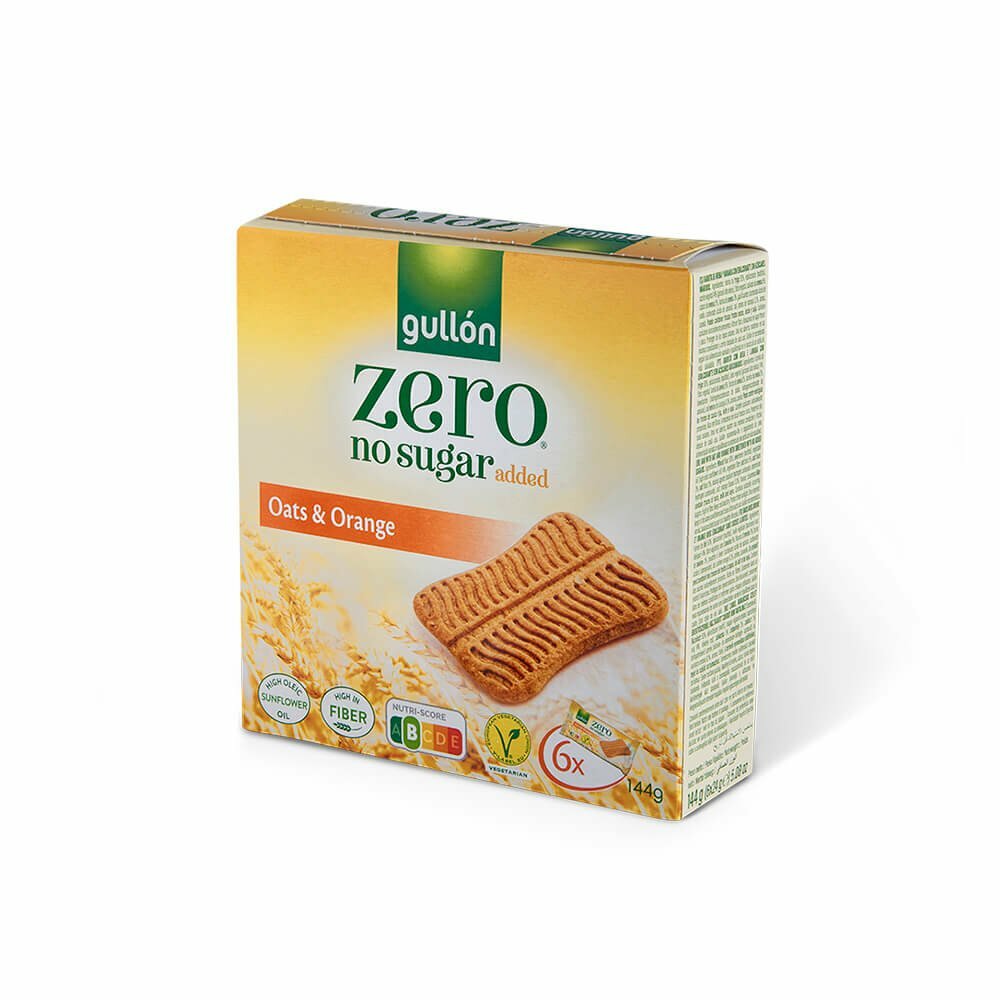 Y3 : Gullon - 無添加糖燕麥香橙曲奇 144g