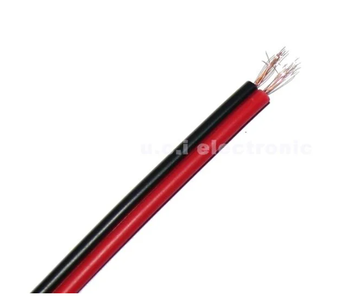 【UCI電子】(B-1) RGB LED燈帶專用延長線 2芯 紅黑連接線 電線 純銅線 2pin 紅黑線 1米