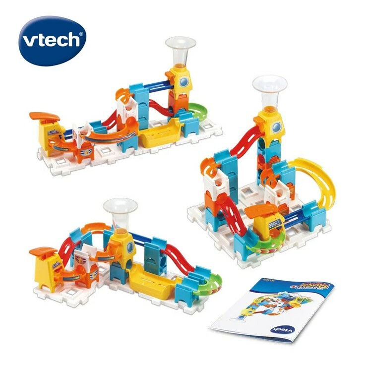 《 英國Vtech 》智能滾球積木建構軌道組 - 基礎款